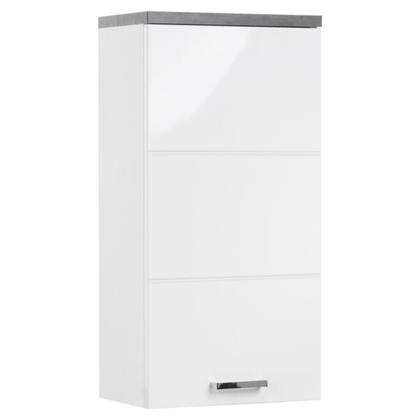 Badhängeschrank Praya
Dark Concret weiß Hochglanz B/H/T: ca. 36x71x22 cm