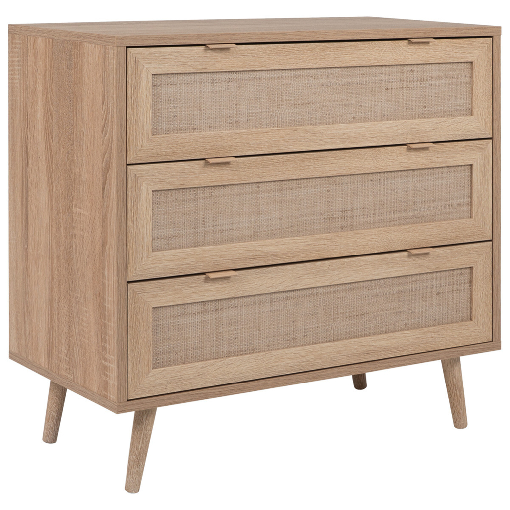 POCO Kommode Bali Eiche Sonoma Nachbildung B/H/T: ca. 80x80x40 cm