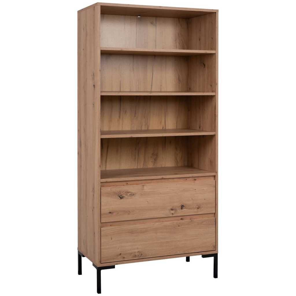 POCO Regal Korsika Eiche Artisan Nachbildung B/H/T: ca. 78x165x40 cm