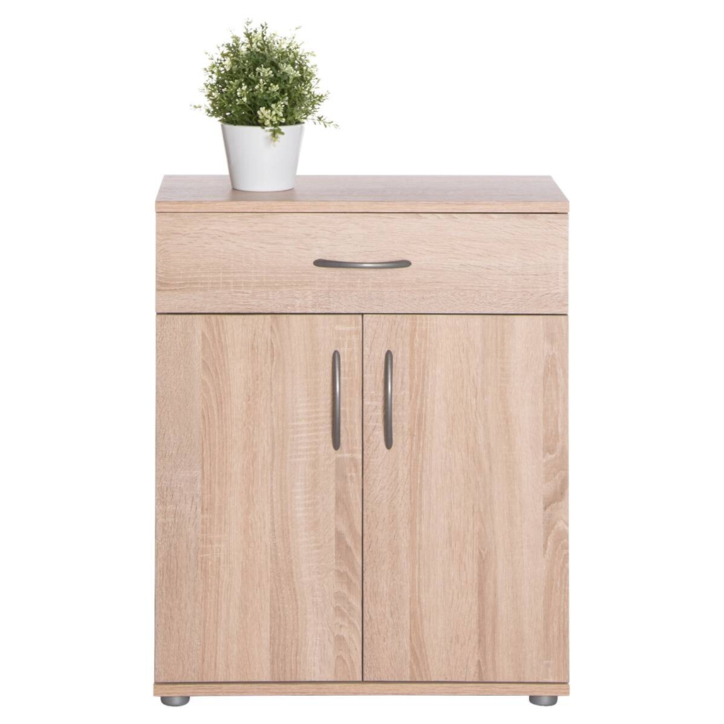 POCO Kommode Peggy 2 Eiche Sonoma Nachbildung B/H/T: ca. 57x69x29 cm