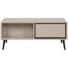 POCO Couchtisch Arona sand schwarz B/H/T: ca. 94x40x55 cm
