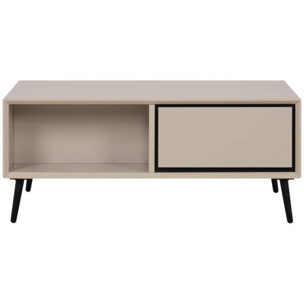 POCO Couchtisch Arona sand schwarz B/H/T: ca. 94x40x55 cm
