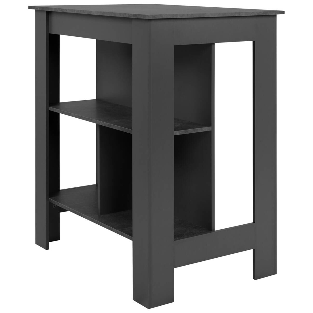 POCO Bartisch Atlanta Schiefergrau Spanplatte B/H/T: ca. 92x106x68 cm