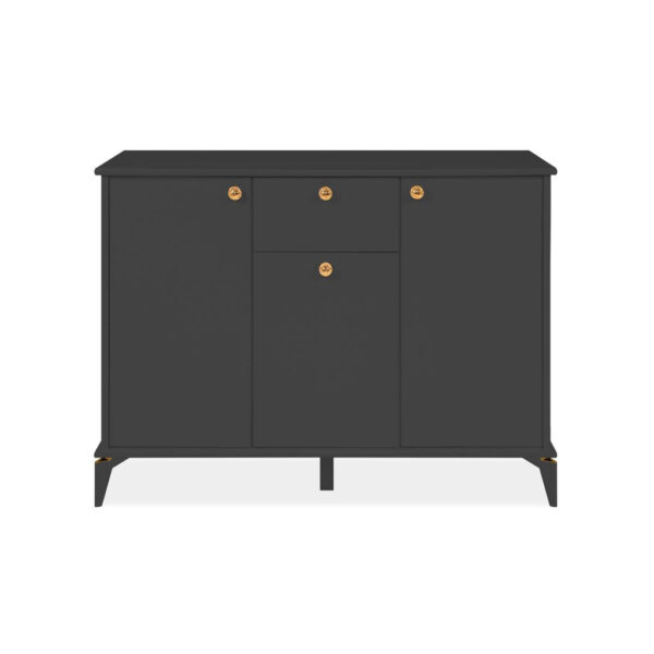 POCO Kommode Izmir anthrazit B/H/T: ca. 120x90x36 cm