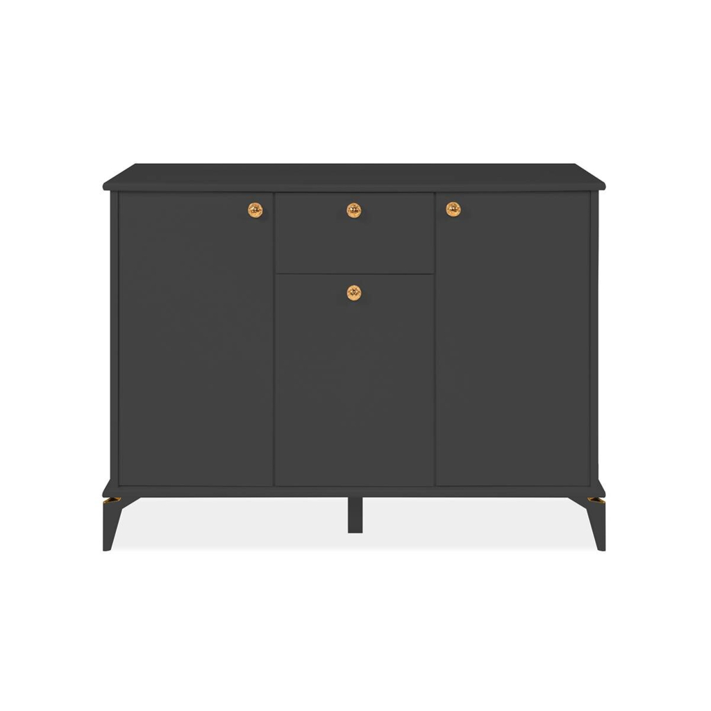 POCO Kommode Izmir anthrazit B/H/T: ca. 120x90x36 cm