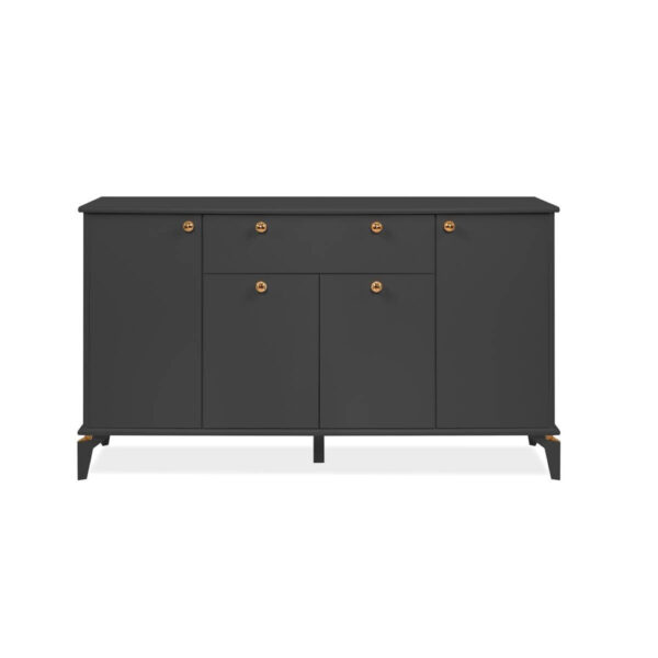POCO Sideboard Izmir anthrazit B/H/T: ca. 158x90x36 cm POCO Sideboard Izmir anthrazit B/H/T: ca. 158x90x36 cm