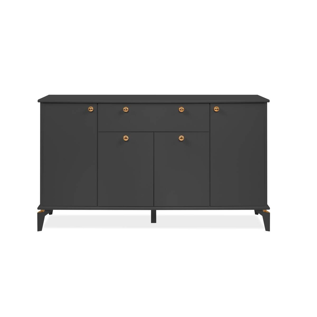 POCO Sideboard Izmir anthrazit B/H/T: ca. 158x90x36 cm