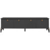 POCO TV-Lowboard Izmir anthrazit Kupfer B/H/T: ca. 180x52x36 cm