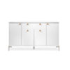 POCO Sideboard Izmir weiß Kupfer B/H/T: ca. 158x90x36 cm