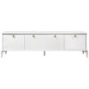 POCO TV-Lowboard Izmir weiß Kupfer B/H/T: ca. 180x52x36 cm