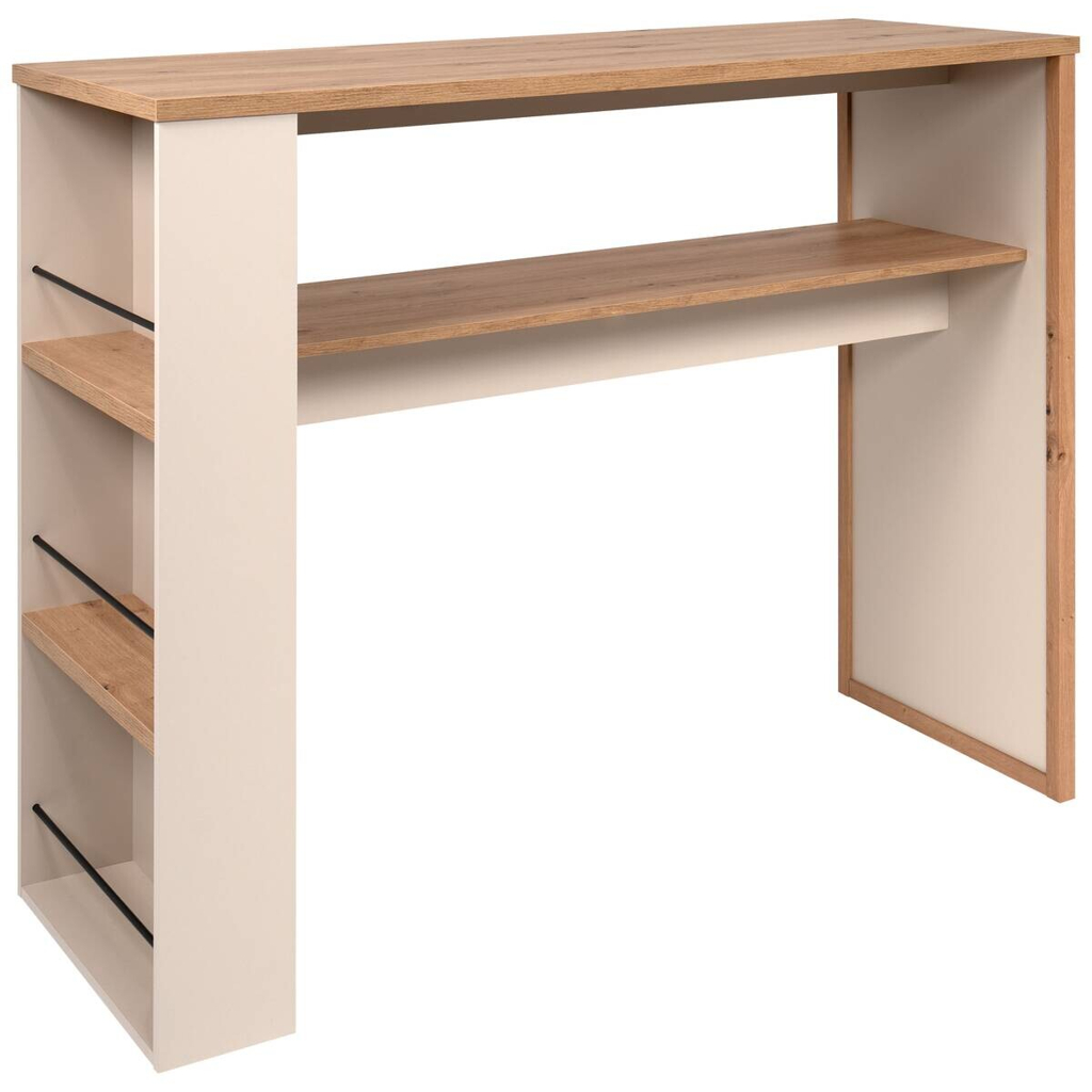 POCO Bartisch Binz Rivera Eiche Kaschmir B/H/T: ca. 138x110x55 cm
