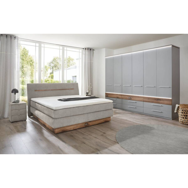 POCO Kleiderschrank Tulsa Arktisgrau Oak Flagstaff Nachbildung B/H/T: ca. 301x229x61 cm POCO Kleiderschrank Tulsa Arktisgrau Oak Flagstaff Nachbildung B/H/T: ca. 301x229x61 cm