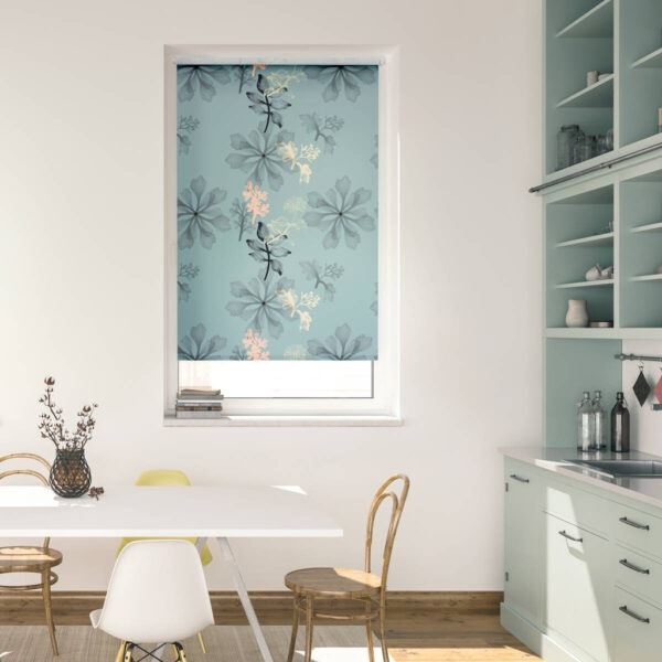 LICHTBLICK Rollo Aqua Floral
blau B/L: ca. 100x150 cm