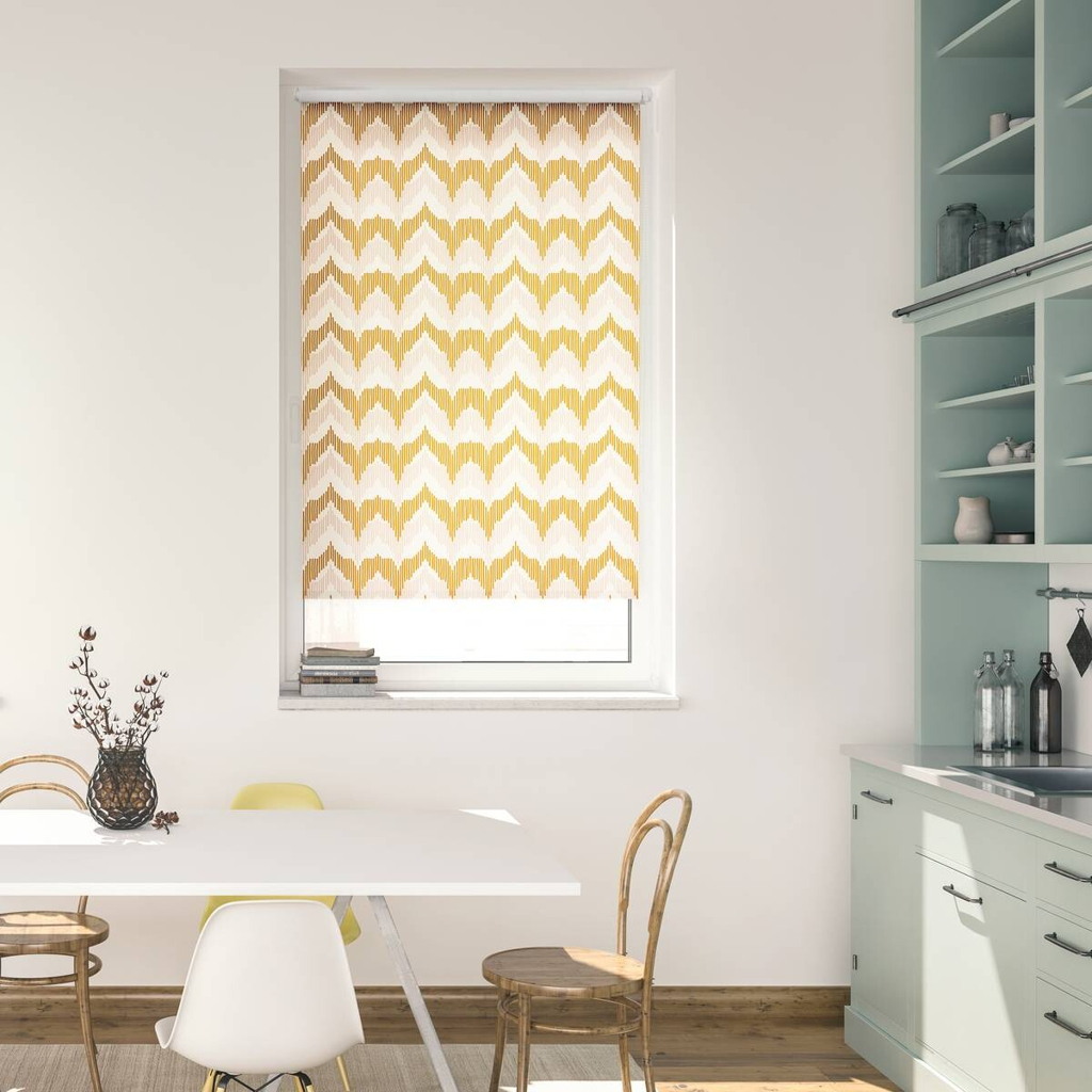 LICHTBLICK Rollo Boho Zig Zag
gelb B/L: ca. 120×150 cm
