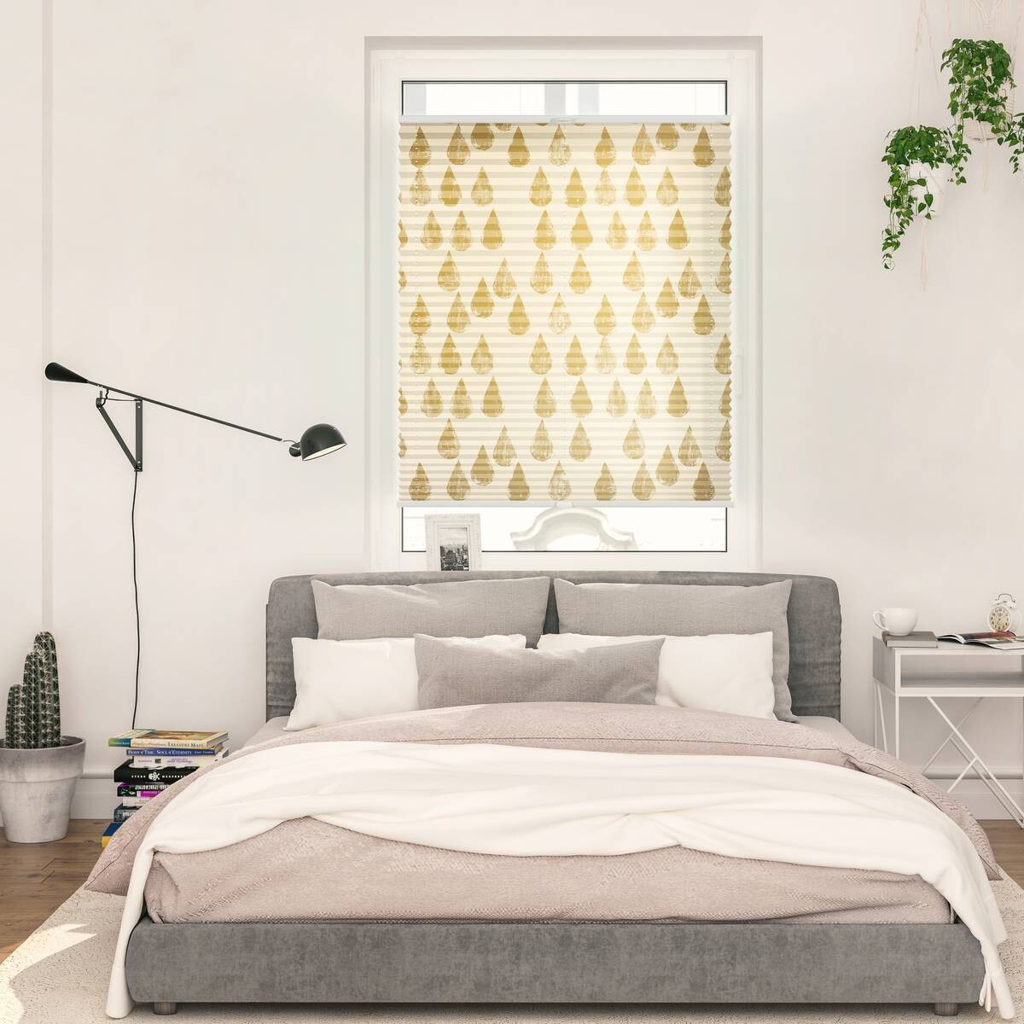 LICHTBLICK Spannplissee Golden Drops
gold B/L: ca. 70×130 cm