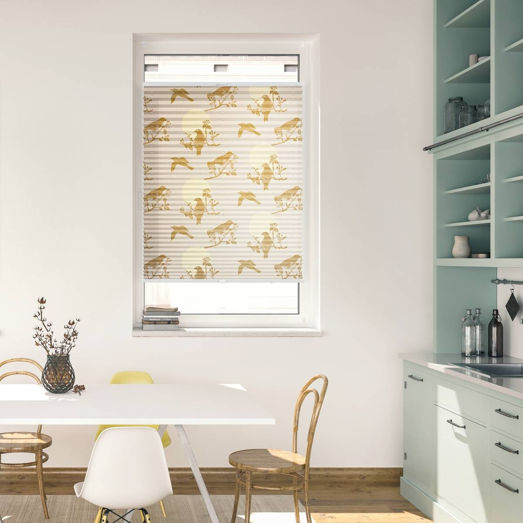 LICHTBLICK Spannplissee Moon Birds
beige B/L: ca. 100×130 cm