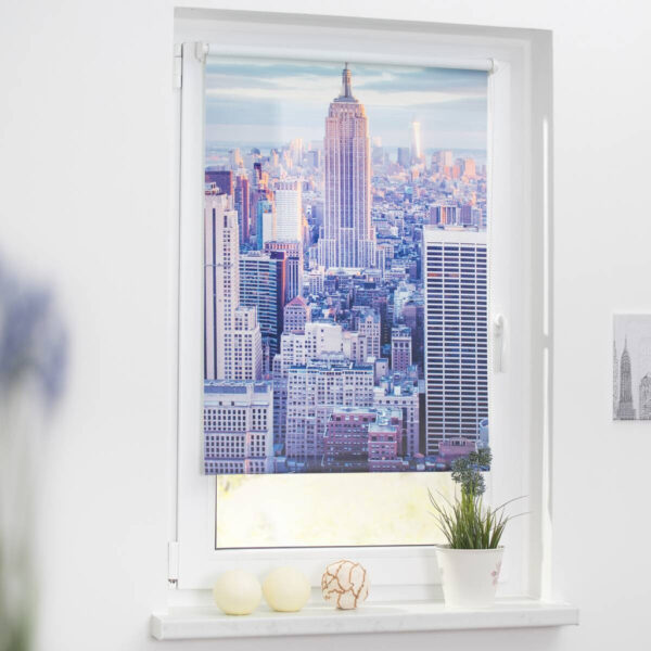 LICHTBLICK Verdunkelungsrollo New York
blau B/L: ca. 120x150 cm