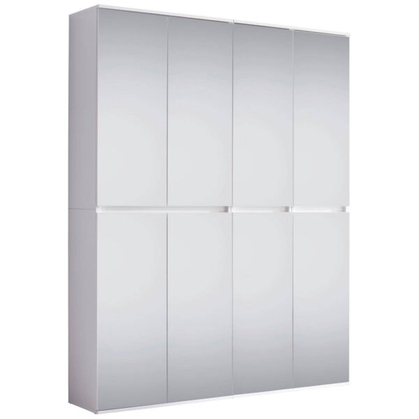Garderobenschrank Mirror
weiß B/H/T: ca. 148x191x34 cm