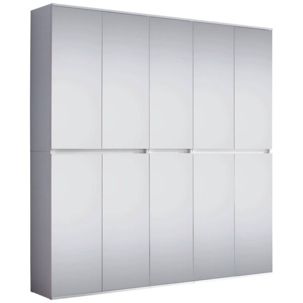Garderobenschrank Mirror
weiß B/H/T: ca. 185x191x34 cm