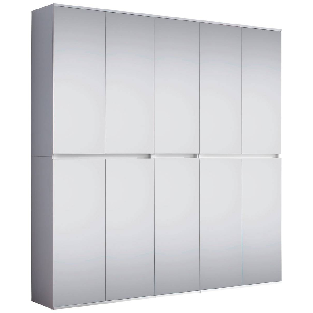Garderobenschrank Mirror
weiß B/H/T: ca. 185x191x34 cm