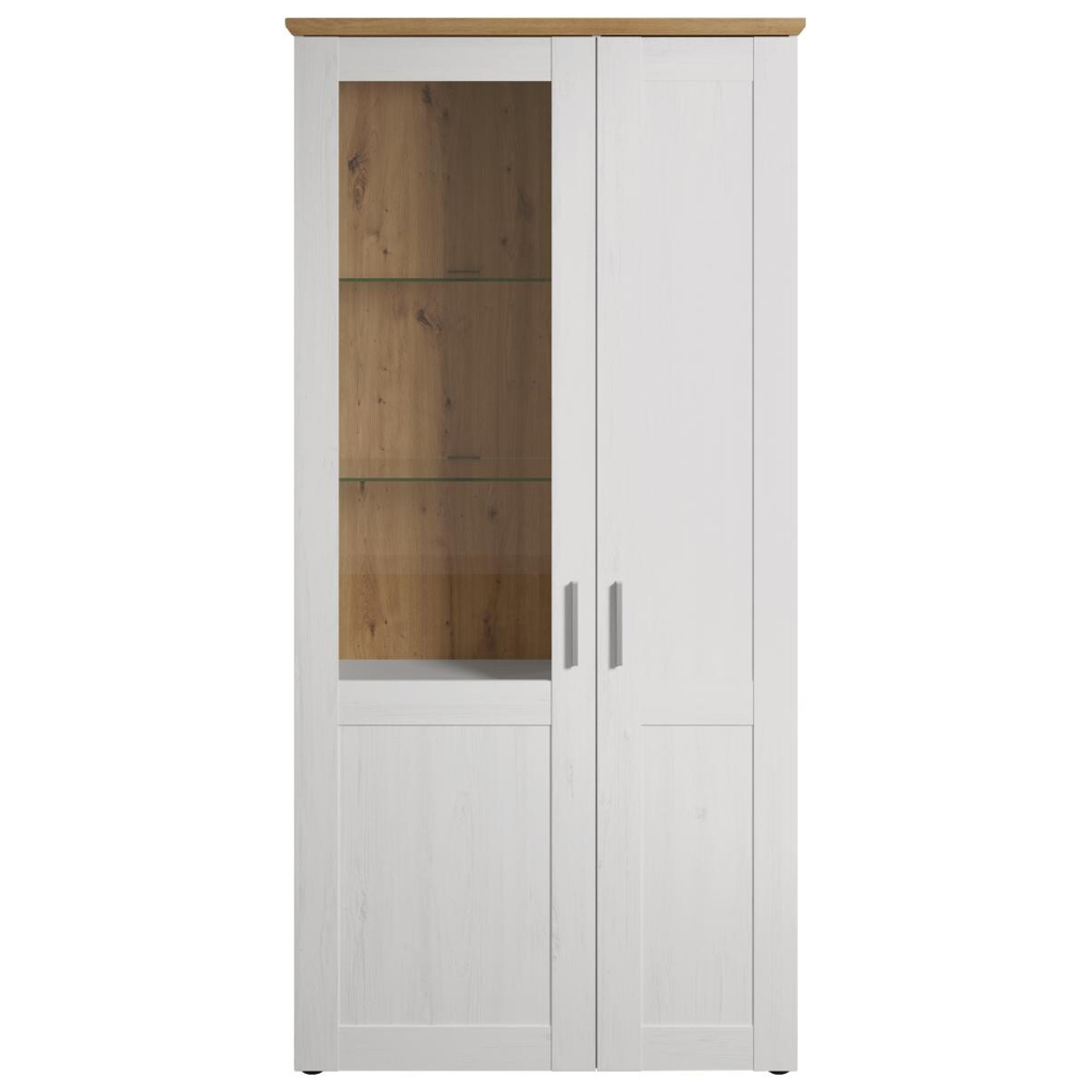 Standvitrine Shade
weiß Pinie Nachbildung Eiche Artisan Nachbildung B/H/T: ca. 95x194x38 cm