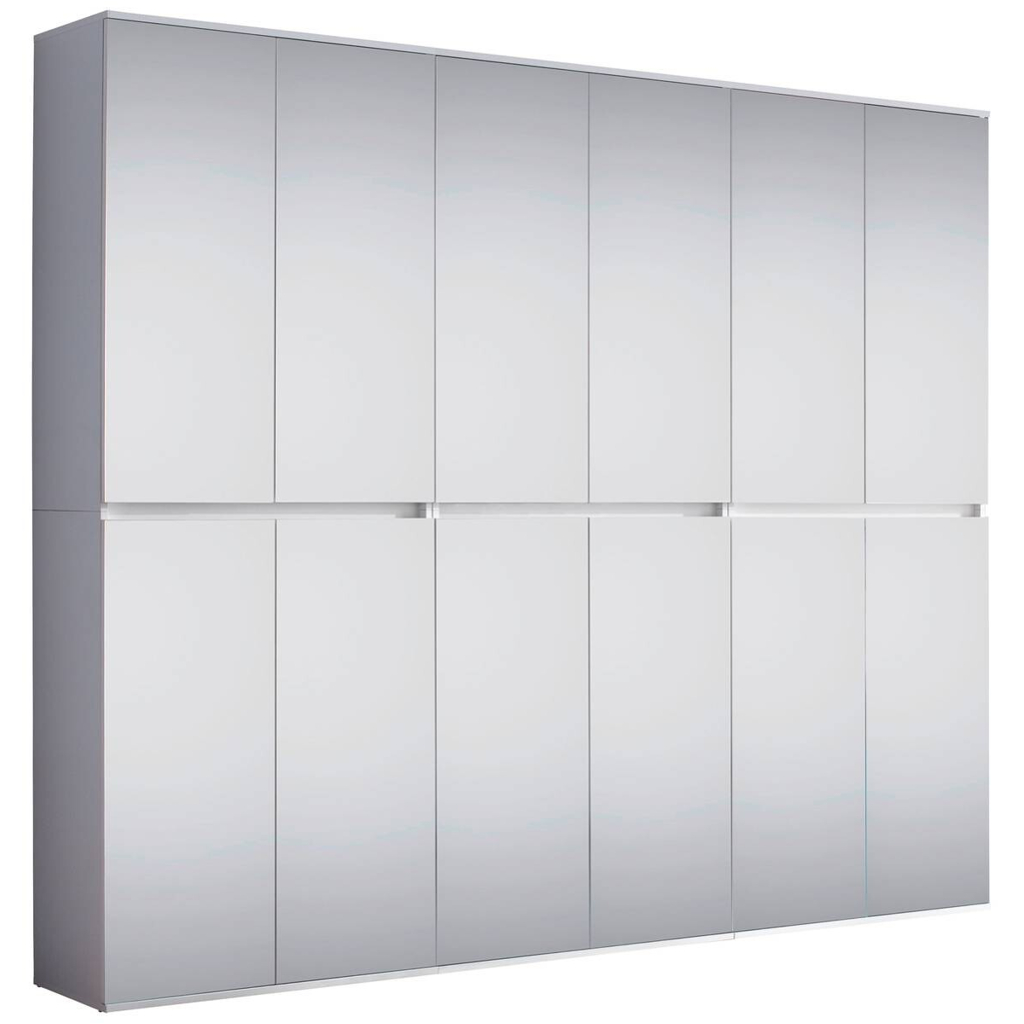 Garderobenschrank Mirror
weiß B/H/T: ca. 222x191x34 cm