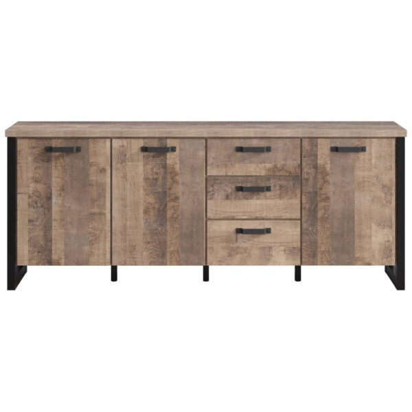 Trendteam Sideboard Emile Eiche Tabak Nachbildung B/H/T: ca. 214x86x45 cm