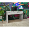 POCO Schreibtisch Matino Beton weiß B/H/T: ca. 143x84x67 cm