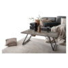 POCO Couchtisch Chloe grau Keramik Hochglanz Nachbildung B/H/T: ca. 110x42x60 cm