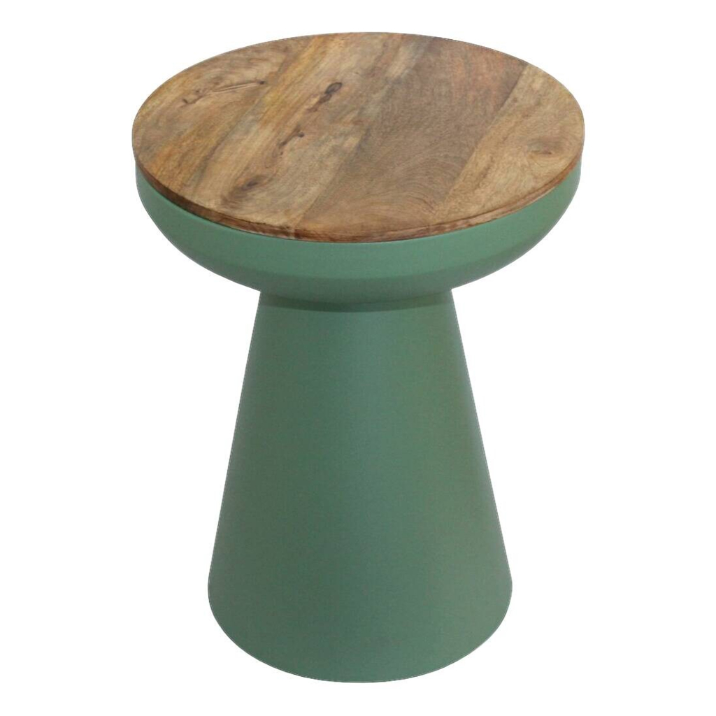 POCO Beistelltisch Belina braun Mango H/D: ca. 51x40 cm