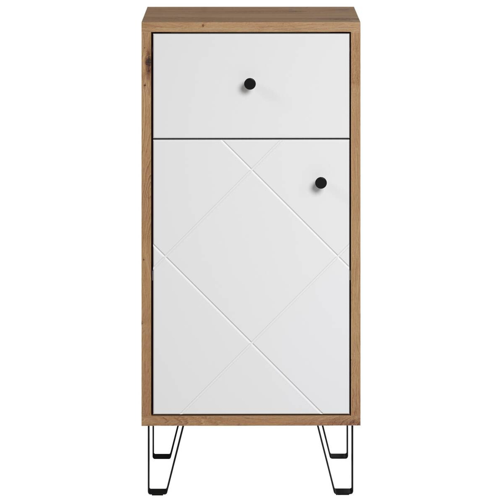Stauraumelement Touch
Eiche Artisan Nachbildung weiß matt B/H/T: ca. 36x79x29 cm