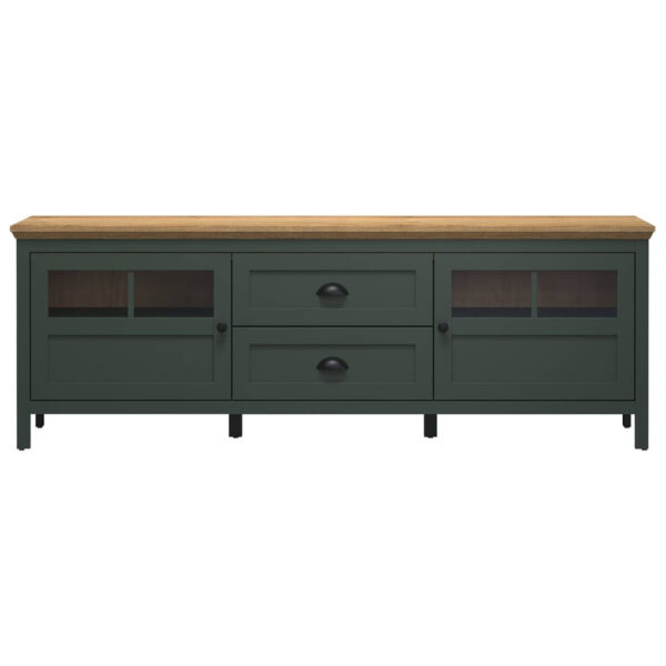 POCO Lowboard Stanton tannengrün Eiche Evoke Coast Nachbildung B/H/T: ca. 184x64x45 cm