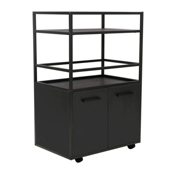 POCO Barwagen Mosaik schwarz Metall B/H/T: ca. 60x94x40 cm POCO Barwagen Mosaik schwarz Metall B/H/T: ca. 60x94x40 cm