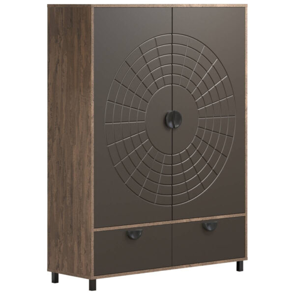 Highboard Fusion
Eiche dunkel Nachbildung bronze Optik B/H/T: ca. 120x163x42 cm