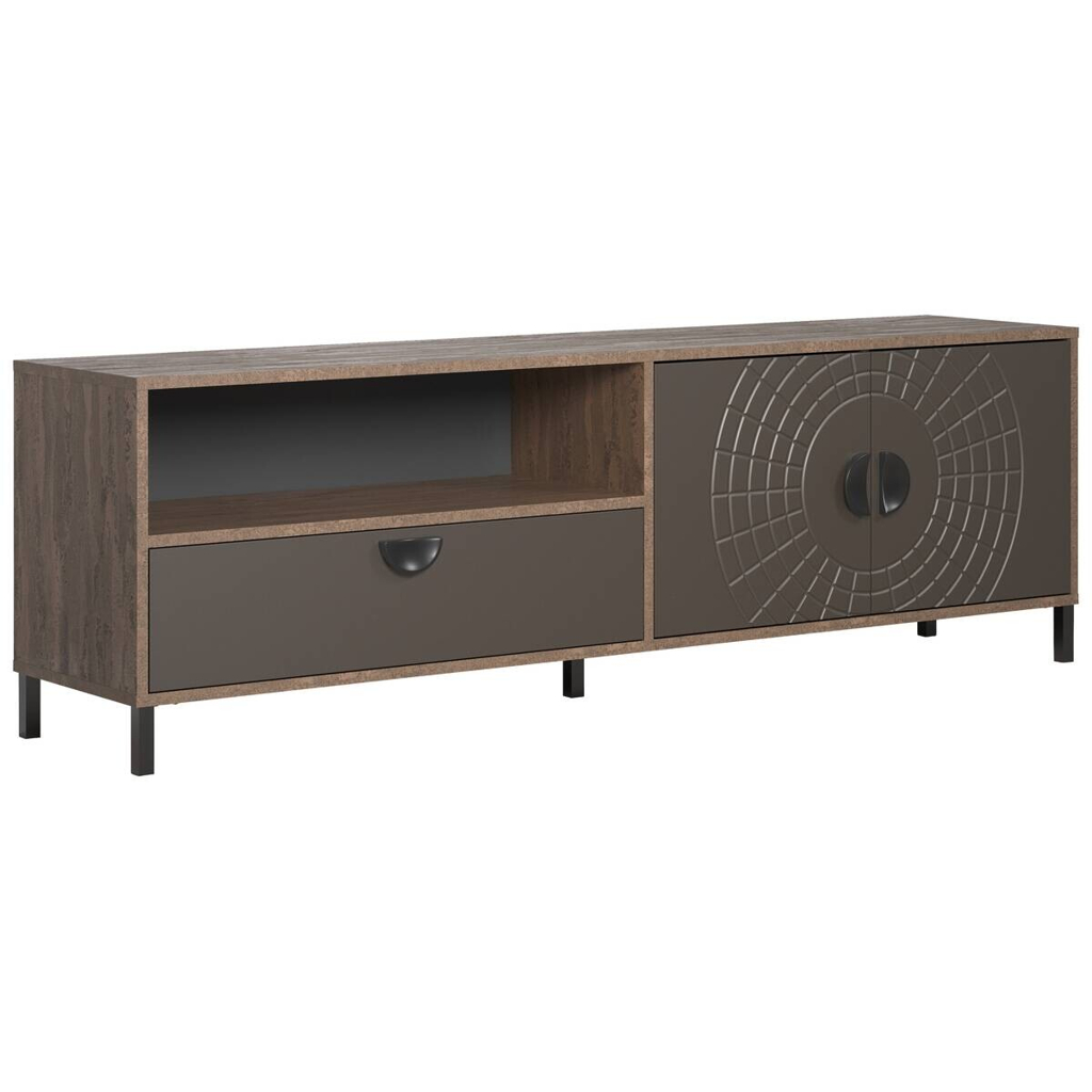 Lowboard Fusion
Eiche dunkel Nachbildung bronze Optik B/H/T: ca. 183x55x40 cm