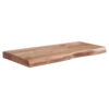 Wohnling Wandregal braun Holz B/H/T: ca. 60x4x26 cm