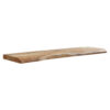 Wohnling Wandregal braun Holz B/H/T: ca. 100x4x26 cm