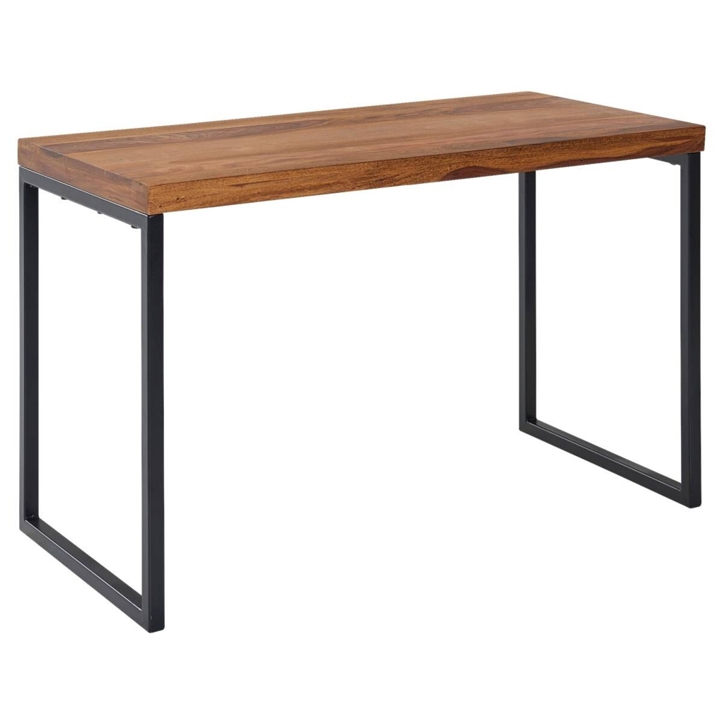 Wohnling Schreibtisch natur schwarz pulverbeschichtet B/H/T: ca. 117x76,5x59 cm