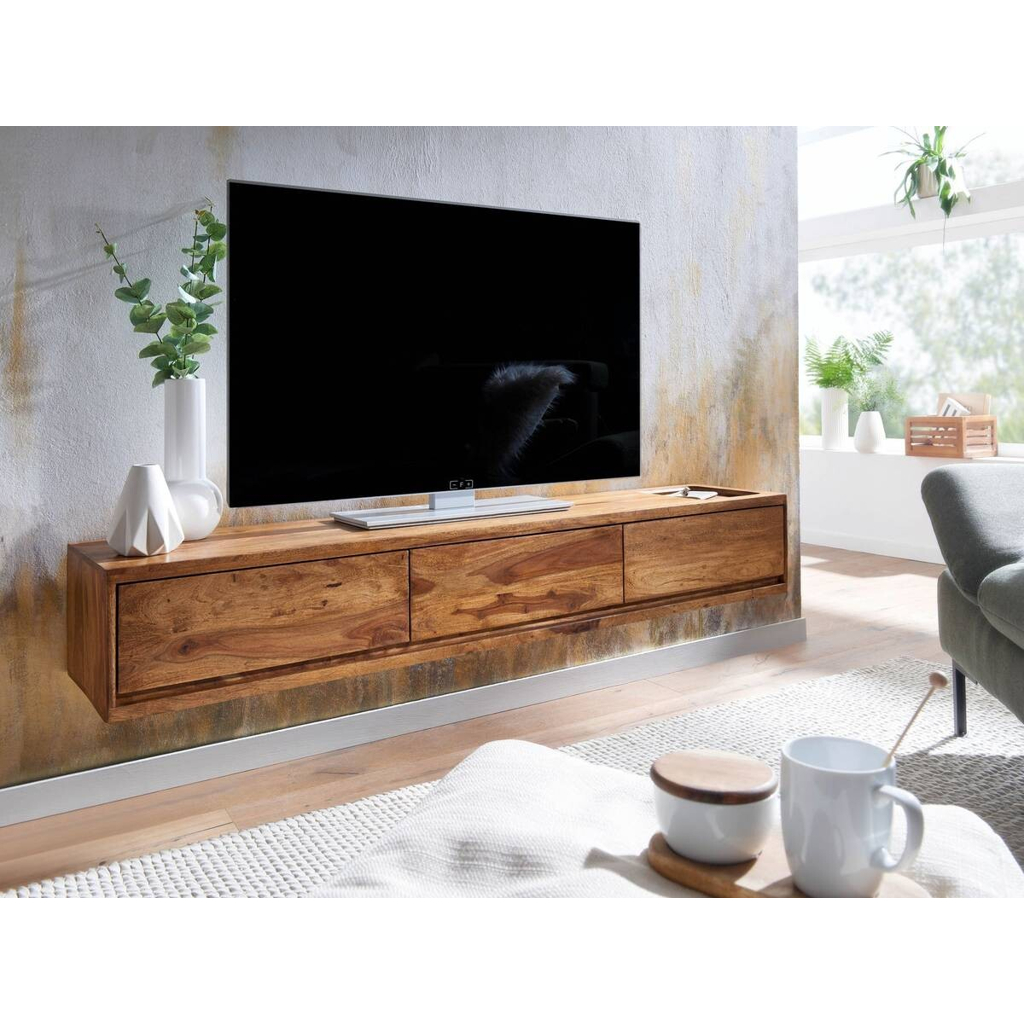 Wohnling Lowboard rosenholz Nachbildung B/H/T: ca. 160x25x35 cm