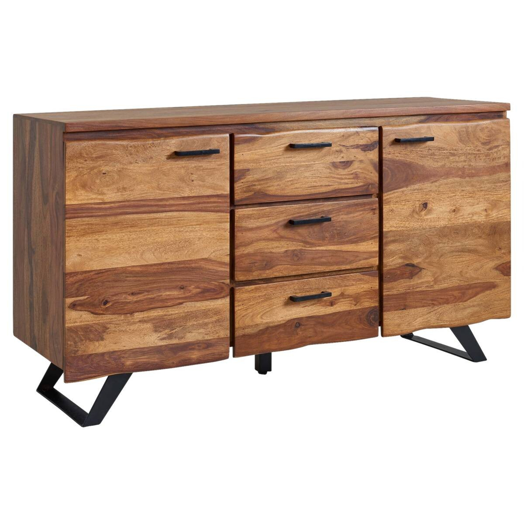 Wohnling Sideboard rosenholz Nachbildung B/H/T: ca. 145x82x45 cm