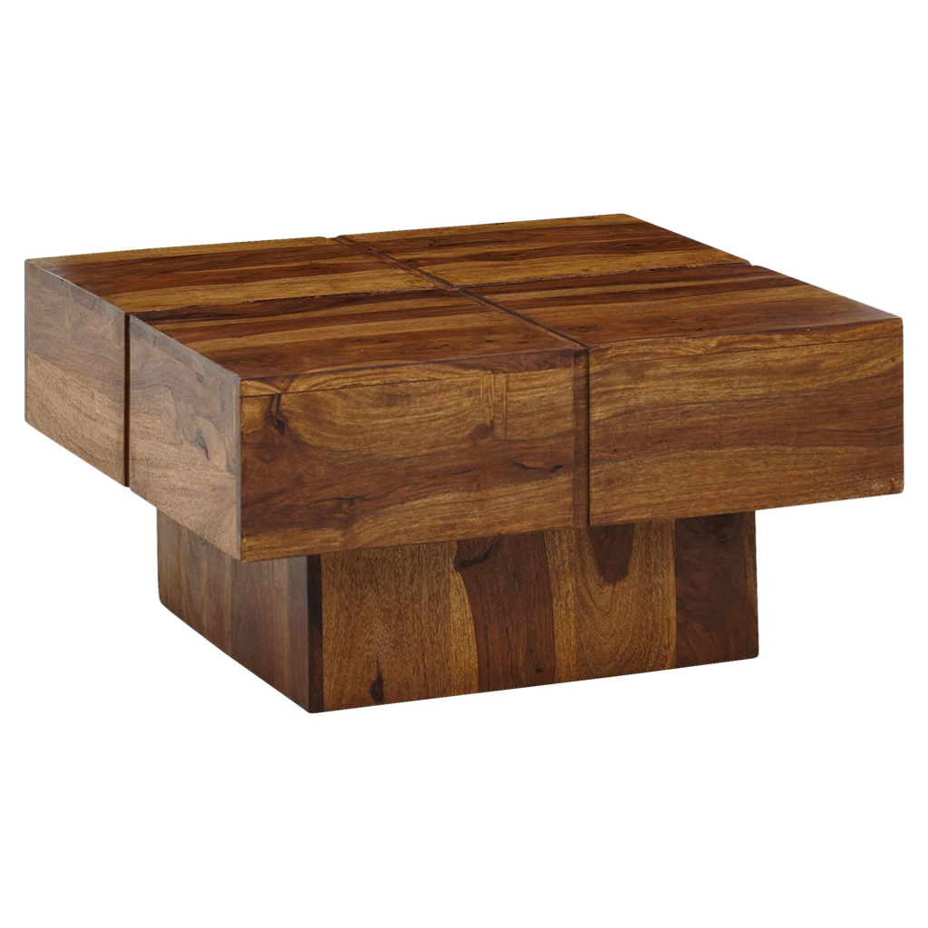 Wohnling Couchtisch braun B/H/T: ca. 58x30x58 cm