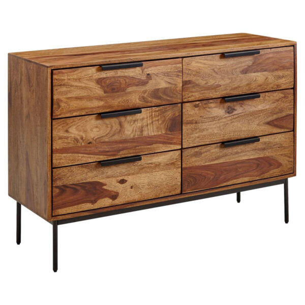 Wohnling Kommode rosenholz Nachbildung B/H/T: ca. 117x80x42 cm