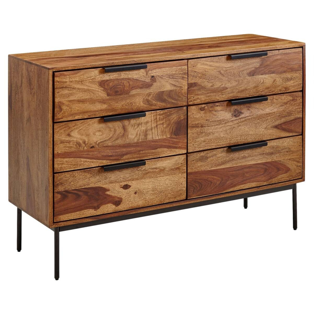 Wohnling Kommode rosenholz Nachbildung B/H/T: ca. 117x80x42 cm