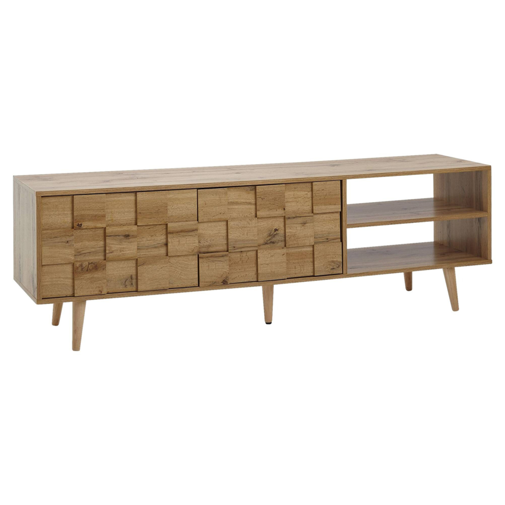 Wohnling Lowboard Eiche Nachbildung Eiche B/H/T: ca. 160x51x40 cm