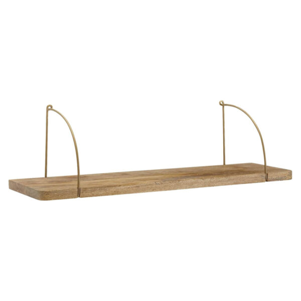 Wohnling Wandregal braun Holz B/H/T: ca. 80x25x22 cm Wohnling Wandregal braun Holz B/H/T: ca. 80x25x22 cm