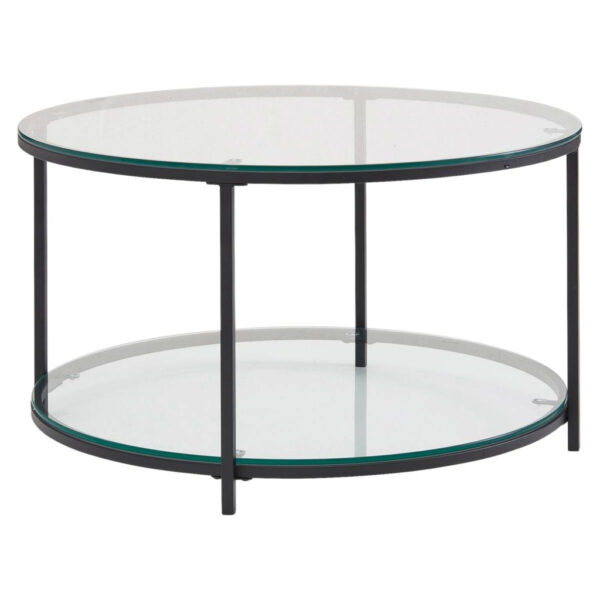 Wohnling Couchtisch schwarz B/H/T: ca. 80x45x80 cm