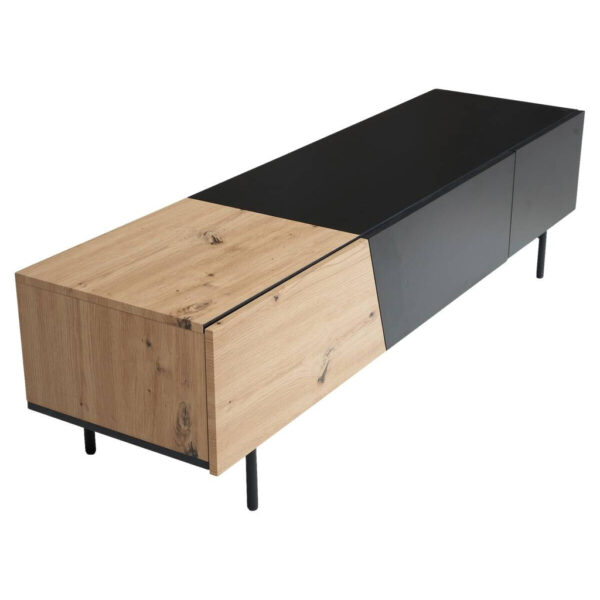 Wohnling Lowboard schwarz Eiche Optik B/H/T: ca. 150x40x40 cm Wohnling Lowboard schwarz Eiche Optik B/H/T: ca. 150x40x40 cm