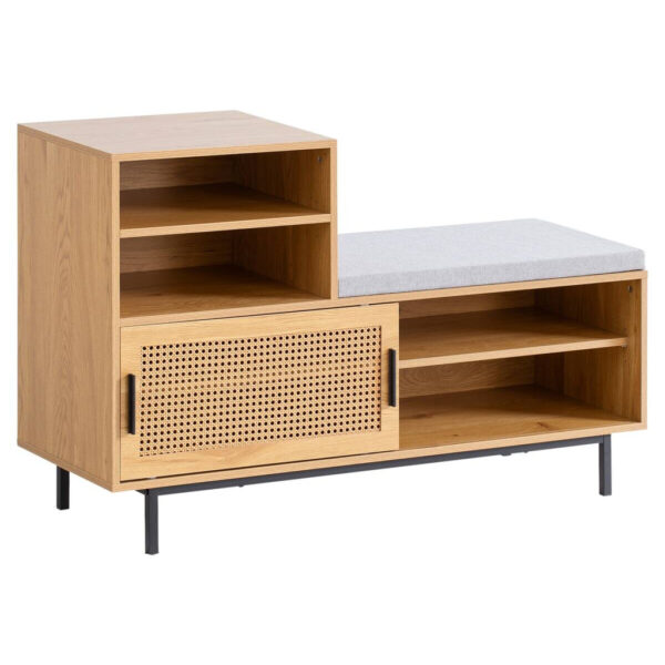 Schuhbank
natur Eiche Optik B/H/T: ca. 120x75,5x40 cm