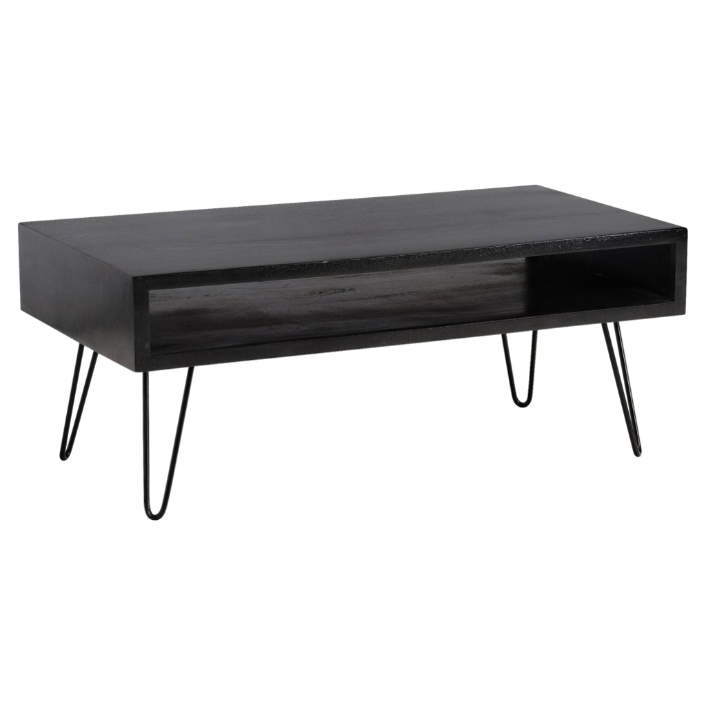 Wohnling Couchtisch schwarz B/H/T: ca. 100x40x50 cm