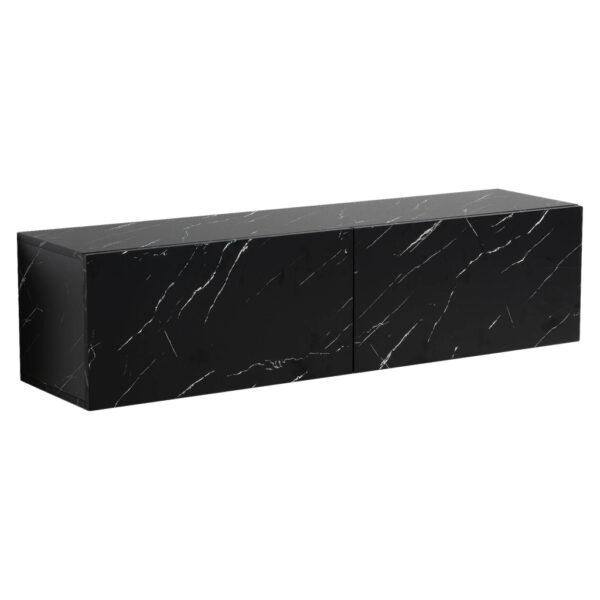 Wohnling Lowboard schwarz Marmor Optik B/H/T: ca. 120x30x30 cm